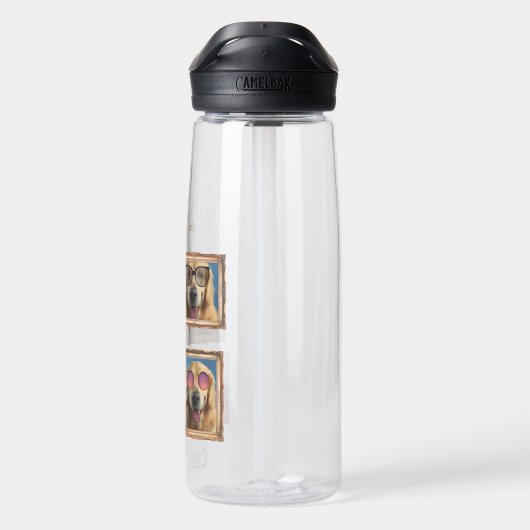 Foto Collage  Lijst Dogs Pets Family Waterfles (Achterkant)