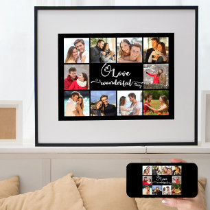 Foto Collage Love is een geweldig ding van 10 Afbe Poster