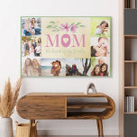 Foto Collage - Mam het hart van de familie Canvas Afdruk<br><div class="desc">Mooi canvas voor moeder, aangepast met acht van je favoriete foto's. Het fotomalplaatje is opstelling voor u om 8 afbeeldingen toe te voegen die met de klok mee van het hoogste recht werken. Uw foto's lijsten een mam citaat dat "het hart van de familie bewandelt". Een zoet hart wordt geplaatst...</div>