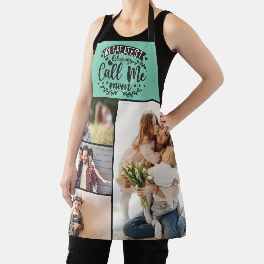 Foto collage mam keepomwille moederdag schort (Insitu)