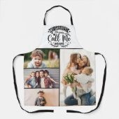 Foto collage mam keepomwille moederdag schort (Voorkant)