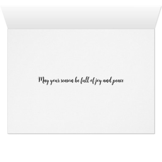 Foto Collage Merry-kerstkaart (Binenzijde Horizontaal (Onderkant))