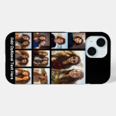 Foto collage met 9 foto's optionele achtergrond Case-Mate iPhone case (Achterkant (horizontaal))