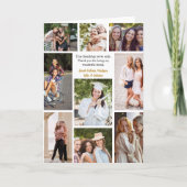 Foto-collage met beste vrienden en aangepaste quot kaart (Voorkant)