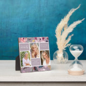 Foto Collage met Bloemen Herdenking In Loving Memo Fotoplaat (Insitu)
