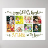 Foto collage met Poster Grandchild Quote (Voorkant)