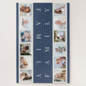 Foto collage Mirrored Family Team Competition Legpuzzel (Verticaal)