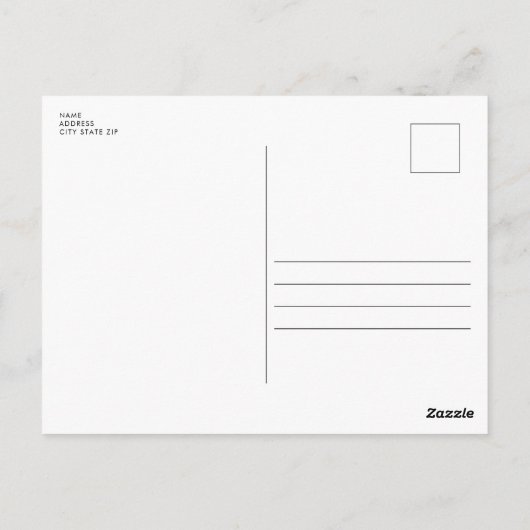 Foto Collage Modern Congrates Blauwgroen Blue Briefkaart (Achterkant)