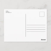 Foto Collage Modern Congrats Black and White Post Briefkaart (Achterkant)