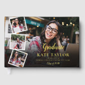 Foto Collage Modern Graduation Party Gastenboek (Voorkant)