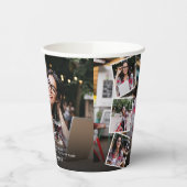 Foto Collage Modern Graduation Party Papieren Bekers (Links)