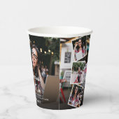 Foto Collage Modern Graduation Party Papieren Bekers (Rechts)