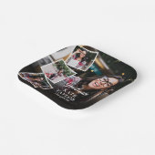 Foto Collage Modern Graduation Party Papieren Bordje (Gebogen)