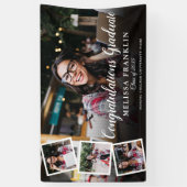 Foto Collage Modern Graduation Party Spandoek (Verticaal)