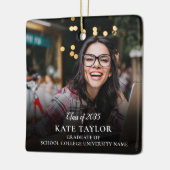 Foto Collage Modern Gradun Party Invitation Keramisch Ornament (Links)