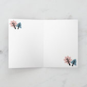 Foto Collage Modern Merry-kerstfamilie Feestdagen Kaart (Binnen)