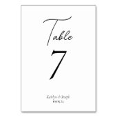 Foto Collage Modern Script Weddenschap Kaart (Voorkant)