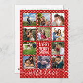 Foto Collage Modern Zeer prettige kerstfeestdag  Feestdagenkaart (Voorkant / Achterkant)