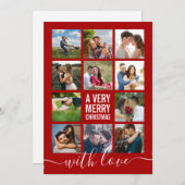 Foto Collage Modern Zeer prettige kerstfeestdag  Feestdagenkaart (Voorkant / Achterkant)