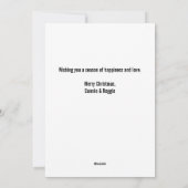 Foto Collage Modern Zeer prettige kerstfeestdag  Feestdagenkaart (Achterkant)