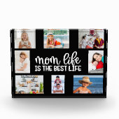 Foto collage Moederdag gepersonaliseerd cadeau zwa (Voorkant)