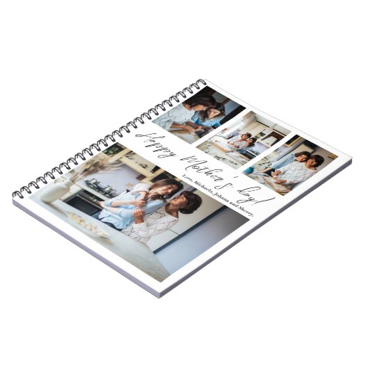 Foto Collage Moederdag Gift Notitieboek (Linkerzijde)