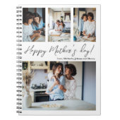Foto Collage Moederdag Gift Notitieboek (Voorkant)