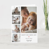 Foto Collage Moederdag Kaart (Voorkant)