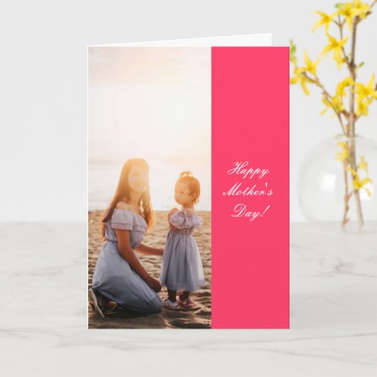 Foto Collage Moederdag Kaart voor moeder (Gele Bloem)