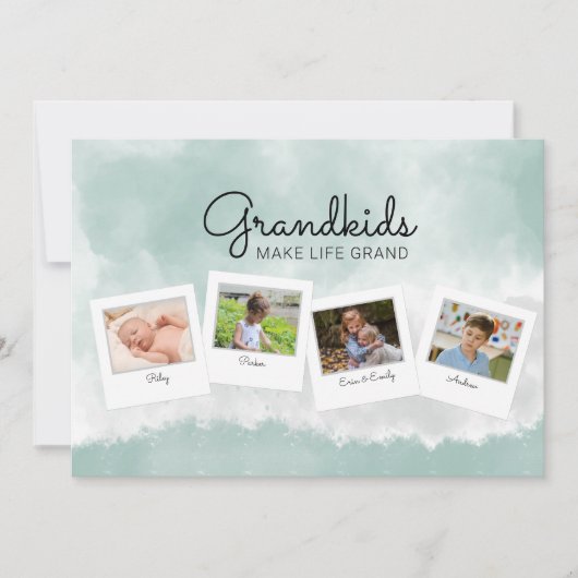 Foto-collage Moederdagkaart voor oma Kaart (Voorkant)