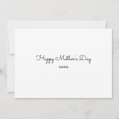 Foto-collage Moederdagkaart voor oma Kaart (Achterkant)