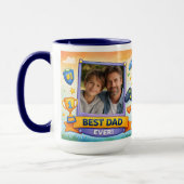 Foto-collage mokken 'Beste papa ooit' (Links)
