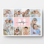 Foto Collage Monogram Afbeelding Fotoplaat (voorkant)