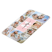Foto Collage Monogram Afbeelding Magneet (Linkerzijde)