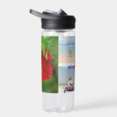 Foto Collage Monogram Hibiscus Flower Waterfles (Rechts)