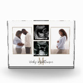 Foto Collage Monogram Initiaal Moederschap (Voorkant)