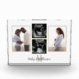 Foto Collage Monogram Initiaal Moederschap