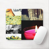 foto collage mousepad muismat (Met muis)