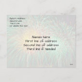 Foto Collage Neon Green Happy Nieuwjaar Feestdagenkaart (Achterkant)