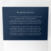 Foto Collage New Year Holiday Drieluik Wenskaart (Binnenzijde eerst)