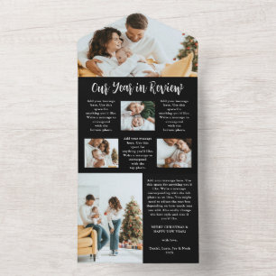 Foto Collage New Year Holiday Kaart