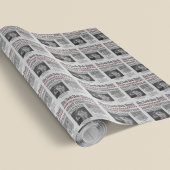 Foto Collage North Pole Santa Kerstmis Aangepast Cadeaupapier