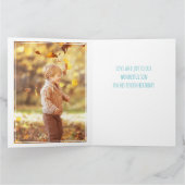 Foto Collage Number 4 Boy's 4th Birthday Kaart (Binnen)