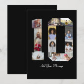 Foto-collage nummer 10 aankondiging (Voorkant / Achterkant)