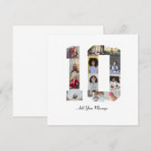 Foto Collage Nummer 10 Aankondiging (Voorkant / Achterkant)