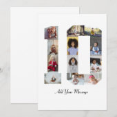 Foto-collage nummer 10 aankondiging (Voorkant / Achterkant)