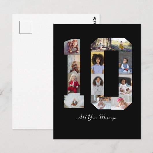 Foto collage nummer 10 briefkaart (Voorkant / Achterkant)