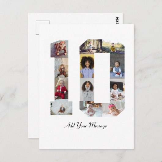 Foto Collage nummer 10 Briefkaart (Voorkant / Achterkant)