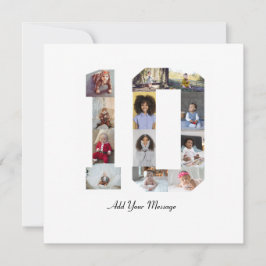 Foto collage nummer 10 feestdagenkaart