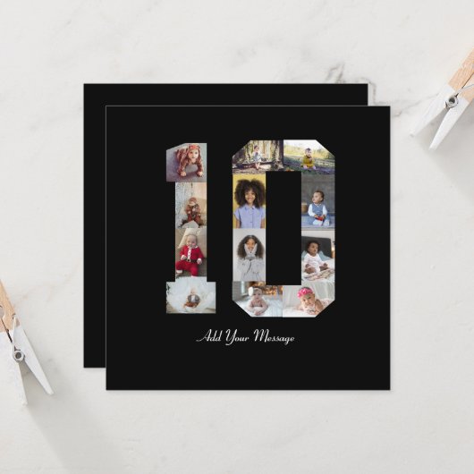 Foto collage nummer 10 kaart (Voorkant / Achterkant in situ)